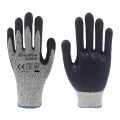 Multi Purpose Durable NBR Foam Coated Working Gloves With Cut Resistance